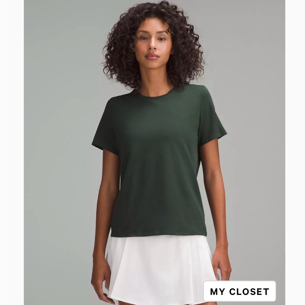 lululemon Organic Cotton Straight-Hem Crewneck T-Shirt, Women’s XL